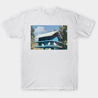 My Peaceful Dove Nest Blue Vintage Vietnamese Countryside Beautiful Scene T-Shirt